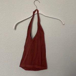 Urban outfitters burnt orange halter